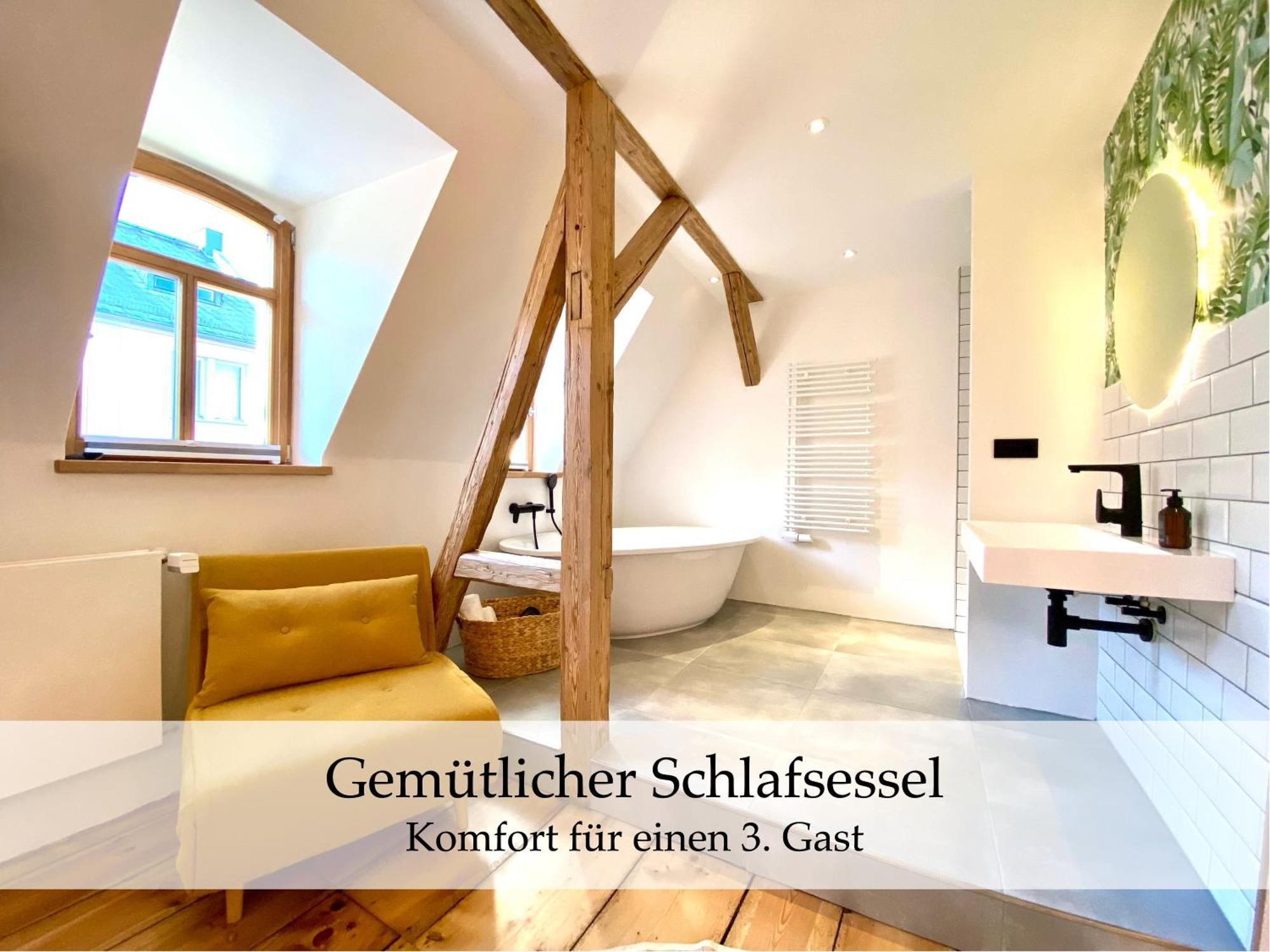 Zentrale 1-Zimmer-Ferienwohnung Mit Digitalem Check In Hof  Extérieur photo